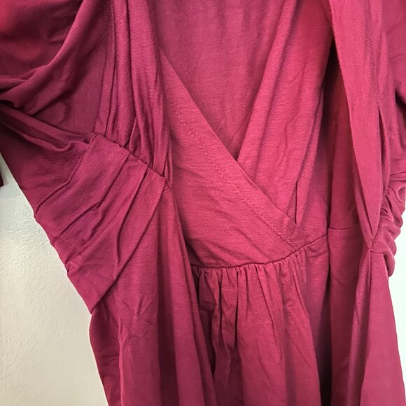 NWT Raspberry Pink Fit & Flare Maternity to Nursing Dress, Seraphine Maternity - Picture 6 of 7